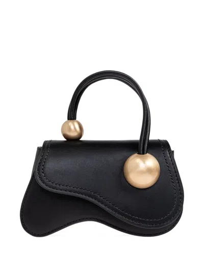 Cult Gaia Nano Kazia Cross Body Bag In Black