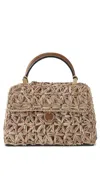Cult Gaia Nano Sybil Crossbody Bag Toasted Natural In Toasted Natural