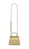 Cult Gaia Nano Sybil Crossbody In Metallic Gold
