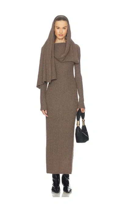 Cult Gaia Natacha Dress In Brown
