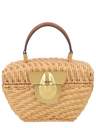 Cult Gaia Natural Tyla Clutch In Nude
