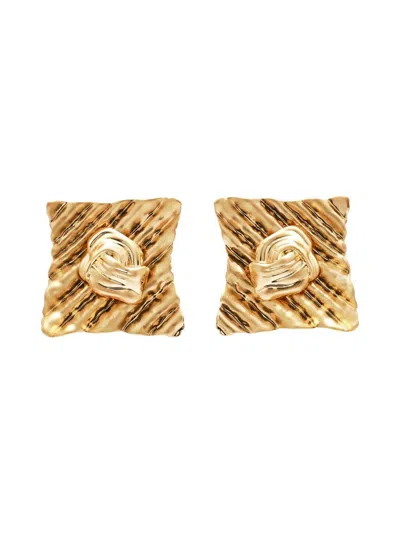 Cult Gaia "naydine" Earrings In Gold