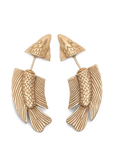 Cult Gaia Neemo Earrings In Gold