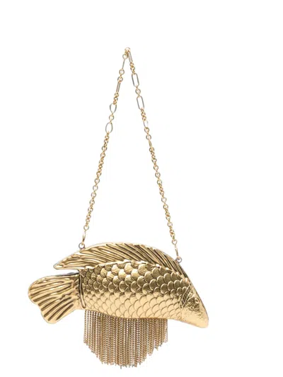 Cult Gaia Neemo Fish-shaped Clutch Bag In Neutral
