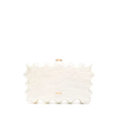 Cult Gaia Clutch "paloma" In White
