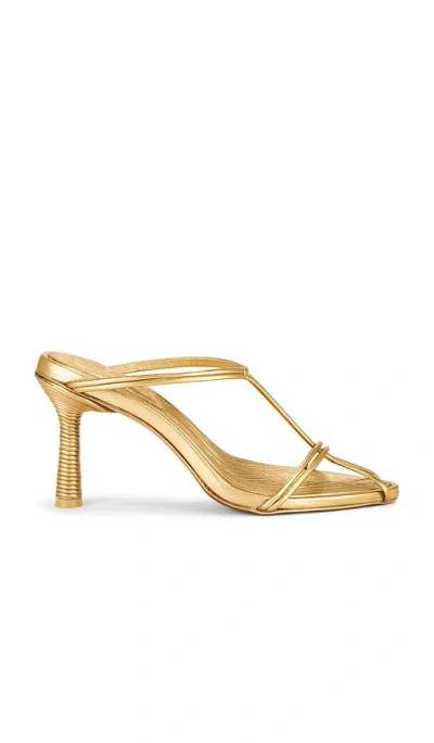 Cult Gaia Nicia Sandal In Gold