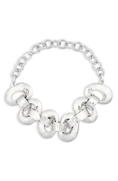 Cult Gaia Nidia Choker Necklace In Silver