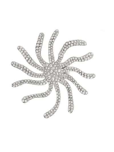 Cult Gaia Nis Embellished Earrings In Metallic