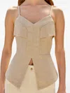 Cult Gaia Noah Top In Beach In 中性色