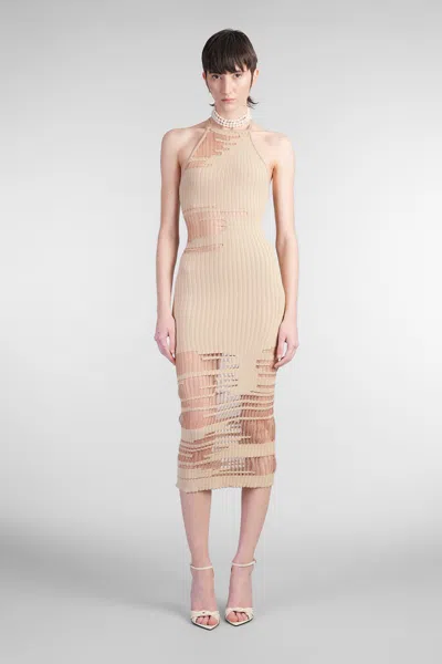 Cult Gaia Nodin In Beige Nylon