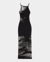 Shop Cult Gaia Nodin Open-knit Coverup In Black