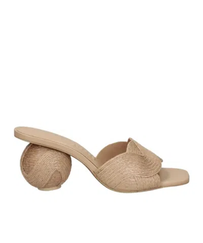 Cult Gaia Noor Sandals In Brown