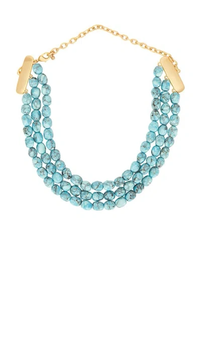 Cult Gaia Nora Choker In Blue
