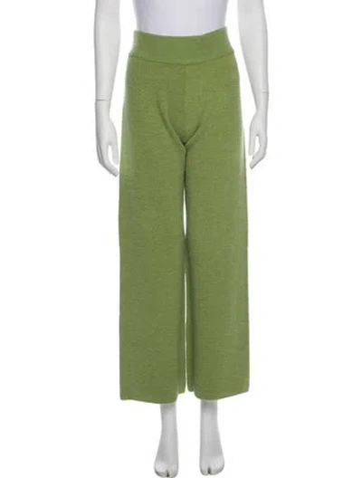 Pre-owned Cult Gaia Nylon Sweatpants In Green