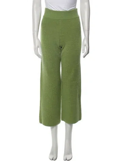 Pre-owned Cult Gaia Nylon Sweatpants In Green