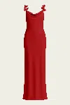 Cult Gaia Nymeria Gown In Merlot In Red