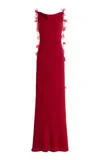 Cult Gaia Nymeria Silk Gown In Red