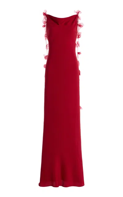 Cult Gaia Nymeria Silk Gown In Red