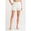 Cult Gaia Oby Cotton Shorts In White