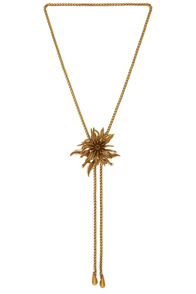 Cult Gaia Octavia Bolo Necklace In Gold