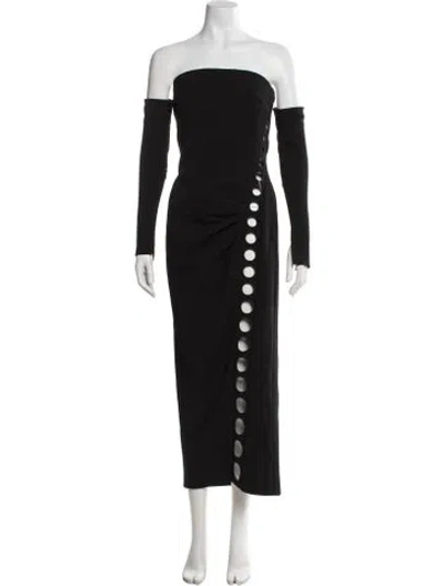 Pre-owned Cult Gaia Off-the-shoulder Long Dress W/ Tags In Blue