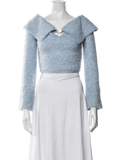 Pre-owned Cult Gaia Off-the-shoulder Sweater In Multi