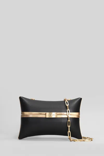 Cult Gaia Olea Shoulder Bag In Black Leather