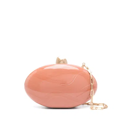 Cult Gaia Orange Clutch Bags