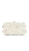 Cult Gaia Embellished Rectangular Clutch Bag