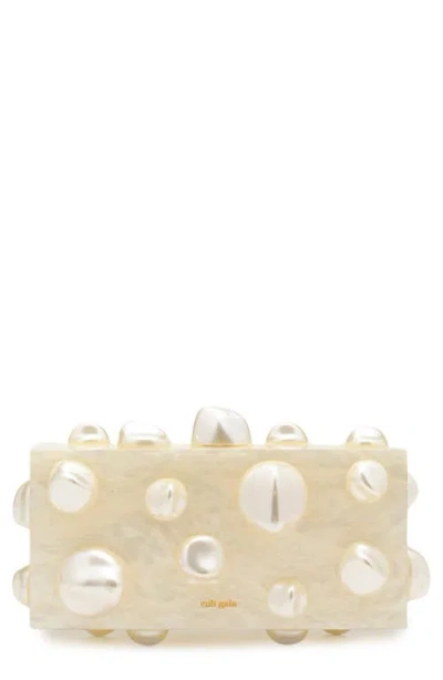 Cult Gaia Orbs Clutch In White