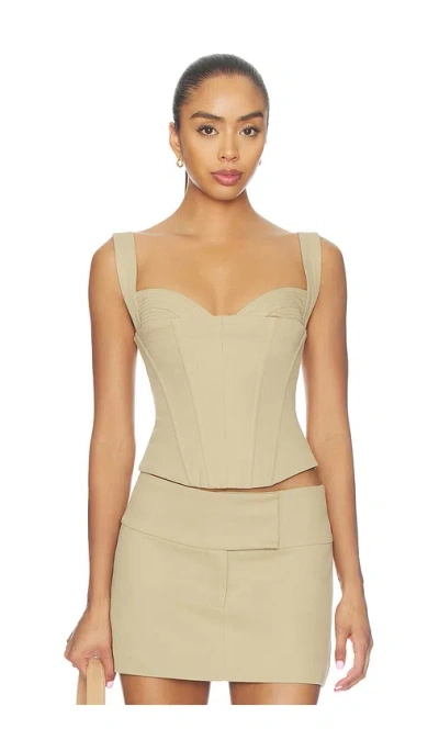 Cult Gaia Oren Top In Brown