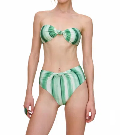 CULT GAIA OSWIN BIKINI TOP IN GREEN