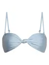 Cult Gaia Oswin Knotted Bandeau Bikini Top