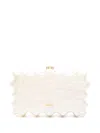 Cult Gaia Clutch "paloma" In White