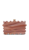 Cult Gaia Womens Sour Cherry Paloma Acrylic Clutch
