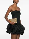 Cult Gaia Paloma Metallic Acrylic Clutch In Gold