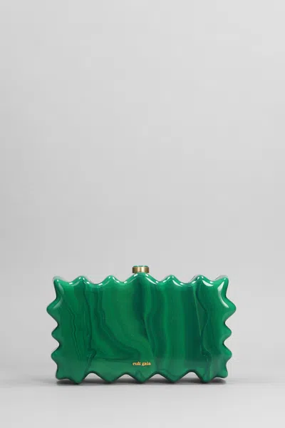 Cult Gaia Paloma Clutch In Green Acrylic