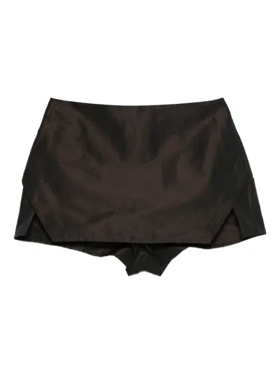 Cult Gaia Panelled Short In Brown