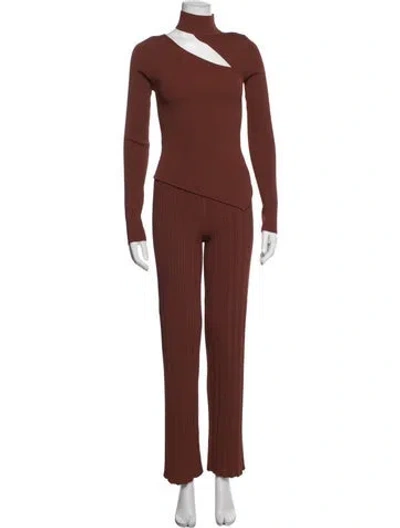 Pre-owned Cult Gaia Pant Set In Brown