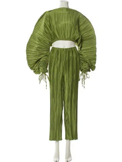 Pre-owned Cult Gaia Pant Set In Green