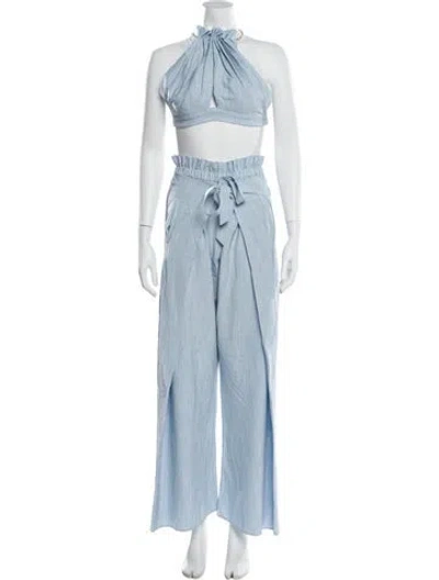 Pre-owned Cult Gaia Pant Set In Neutral