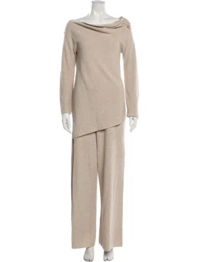 Pre-owned Cult Gaia Pant Set In Neutral
