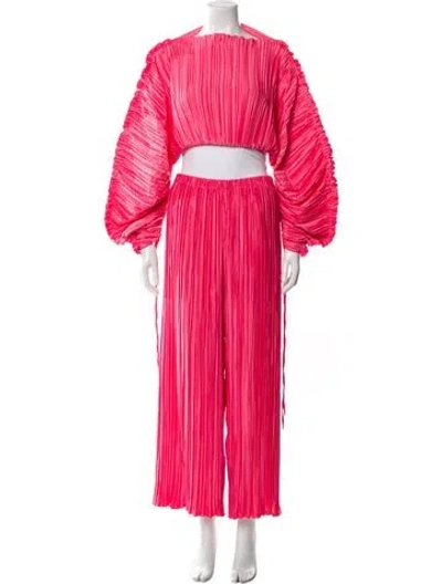 Pre-owned Cult Gaia Pant Set In Pink