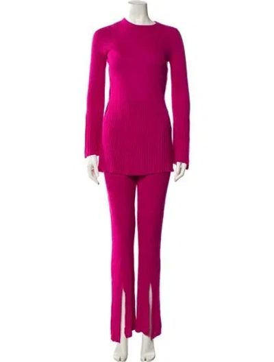 Pre-owned Cult Gaia Pant Set In Purple