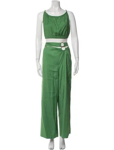 Pre-owned Cult Gaia Pantsuit In Green