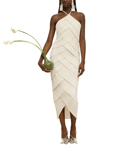 Cult Gaia Patrizia Asymmetric Tier Dress In Gray