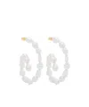 Cult Gaia Kiara Earrings In White