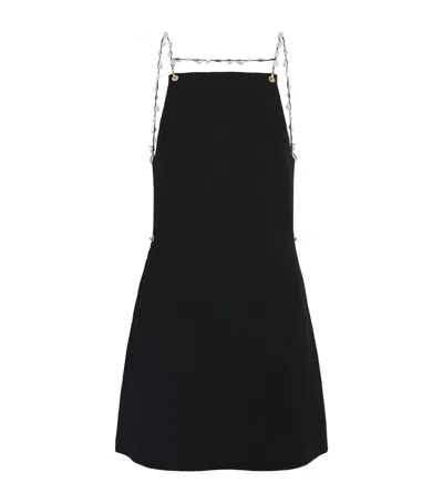 Cult Gaia Pearl-embellished Melba Mini Dress In Black