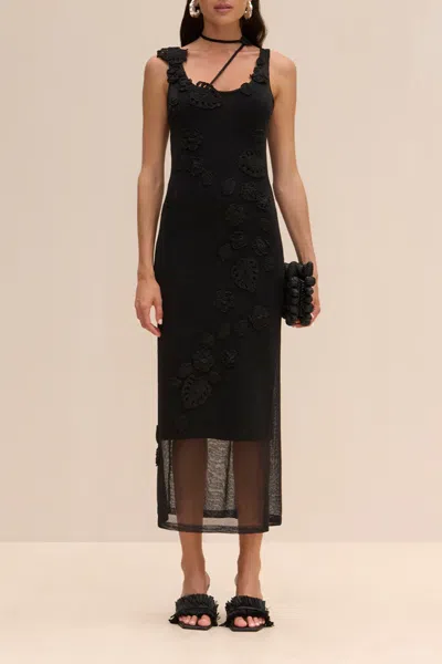 Cult Gaia Pemma Knit Dress Black