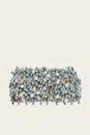 Cult Gaia Perla Clutch In Celadon Multi